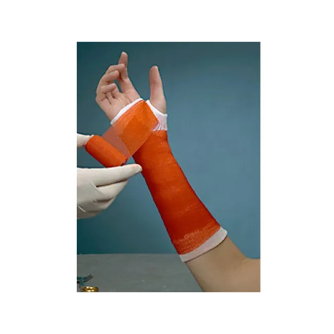 Bandă de imobilizare semirigidă 3M Soft-Cast din fibră de sticlă, roșie, 7,5 cm × 3,65 m (cutie 10 buc)