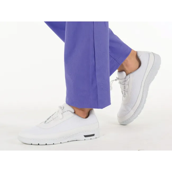 Pantofi de protecție profesionali HF100, mărimea 40, cu șireturi elastice, albi (pereche)