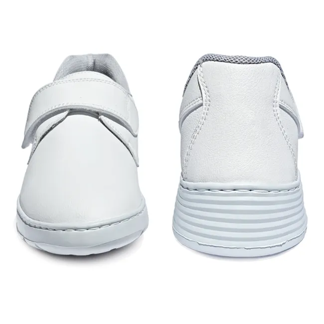 Pantofi de protecție profesionali HF200 cu arici, albi, mărimea 42 (pereche)