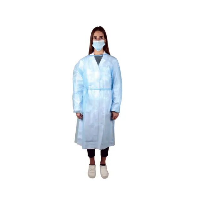 Halat de protecție de unică folosință PP 25 g/m², impermeabil, mărimea L, nesteril (cutie 100 buc)