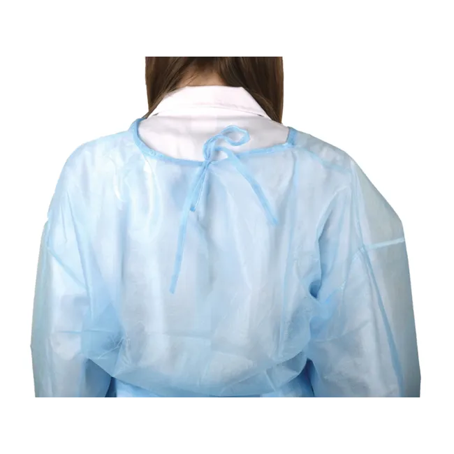 Halat de protecție de unică folosință PP 25 g/m², impermeabil, mărimea L, nesteril (cutie 100 buc)