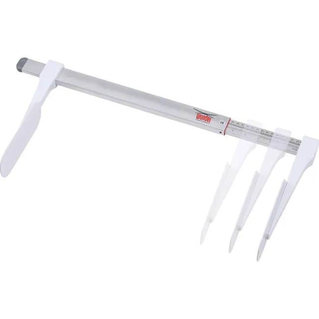 Riglă de înălțime manuală Wunder WH80, 35–80 cm, citire analogică