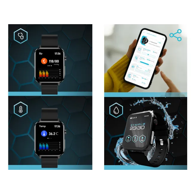 Smartwatch Quadrant cu monitorizare parametri de sănătate și sport