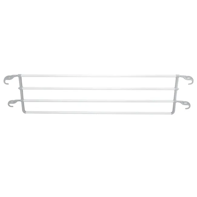 Balustradă de pat ajustabilă Deluxe 194–220 × 43,5 cm, cadru din oțel (pereche)