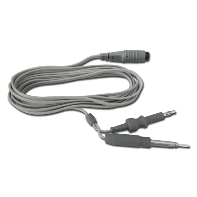 Cablu bipolar cu 2 pini, conector EU, compatibil MB 122/132/160/200/202, silicon flexibil, 3 m
