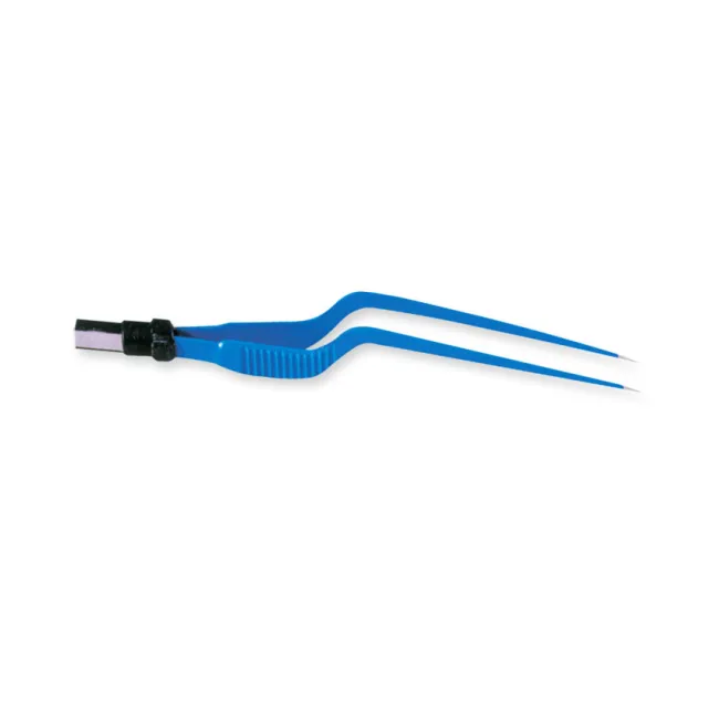 Pensă bipolară izolată tip baionetă 16,5 cm, vârf rotund 1 mm, conector european (1 buc)