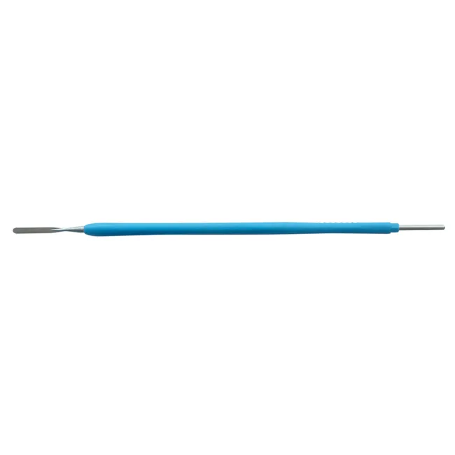 Electrod lamă dreaptă de unică folosință Ø 2,4 mm, grosime 0,5 mm, 15 cm, steril (cutie 24 buc)