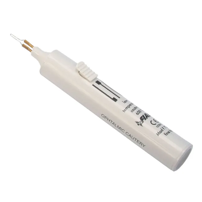Electrocauter bipolar de unică folosință 600°C cu vârf fin pentru oftalmologie (cutie 10 buc)
