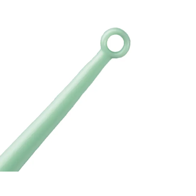 Curetă auriculară Micro Loop cu vârf rigid 3 mm, verde (cutie 50 buc)
