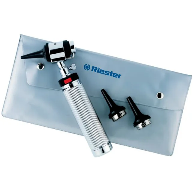 Otoscop Riester UNI I Vacuum 2,7 V cu mâner tip C pentru examinări ORL (1 buc)