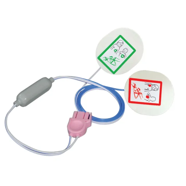 Electrozi pediatrici compatibili pentru defibrilator Medtronic Physio Control, cu reducere energie (kit 2 buc)