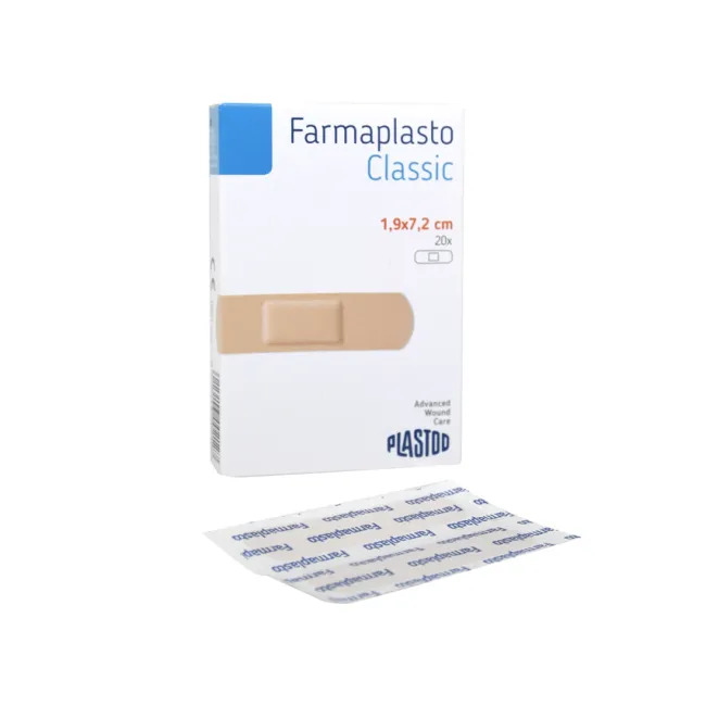 Plasturi adezivi hipoalergenici 19 × 72 mm, rezistenți la apă (cutie 2000 buc)