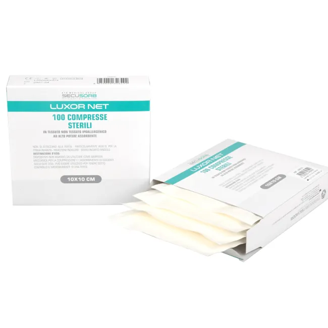 Comprese din material nețesut fără fire radiopace 10 × 10 cm, 60 cutii x 100 comprese