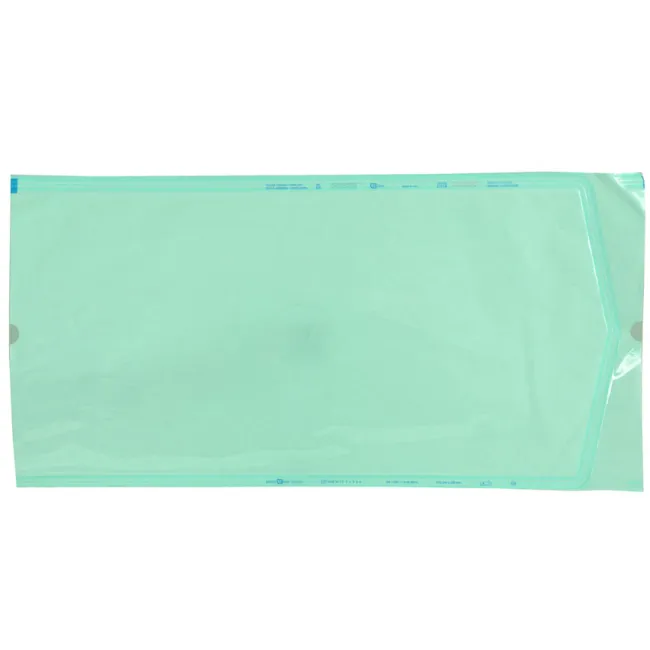 Pungi plate pentru sterilizare cu abur sau ETO 250 × 500 mm (cutie 500 buc)