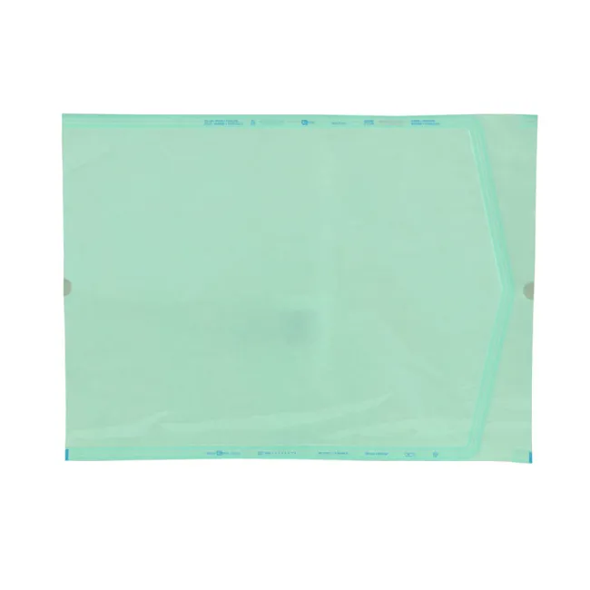 Pungi plate pentru sterilizare cu abur sau ETO 300 × 400 mm (cutie 500 buc)