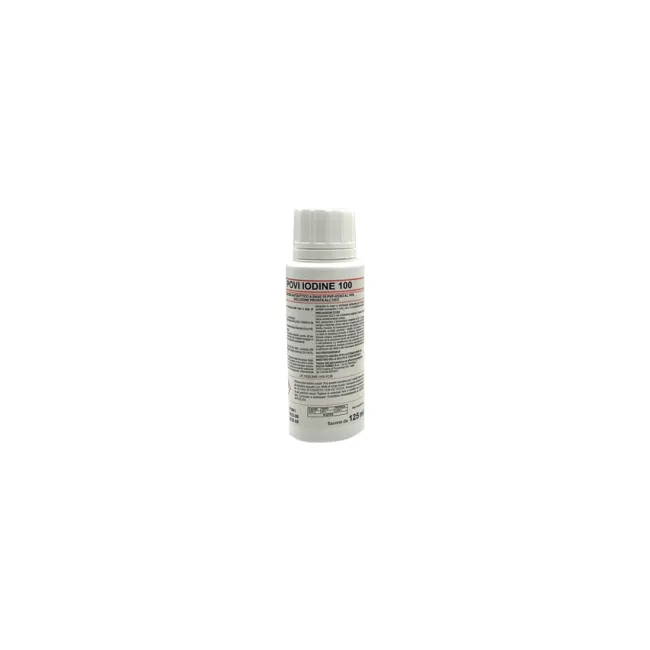 Soluție antiseptică Povi-Iodine 100 cu iodopovidonă 10%, 125 ml (cutie 24 buc)