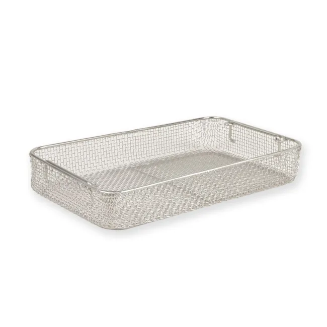Coș din sârmă din oțel inoxidabil 405 × 255 mm, înălțime 70 mm (1 buc)