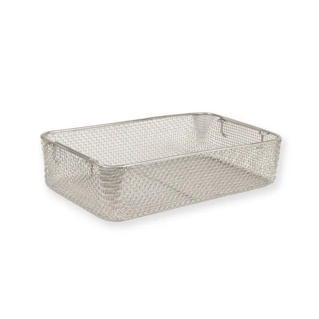 Coș din sârmă din oțel inoxidabil 405 × 255 mm, înălțime 100 mm (1 buc)