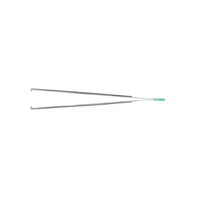Pensă standard pentru țesuturi dreaptă sterilă de unică folosință 14 cm, marcaj de siguranță Peha color lock (cutie 40 buc)
