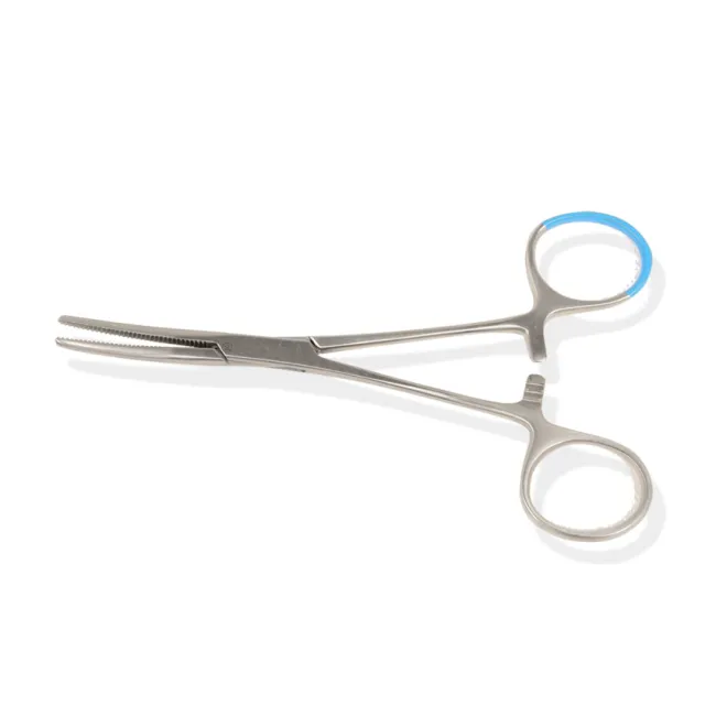Pense Pean sterile, curbe, 14 cm (cutie 25 buc)