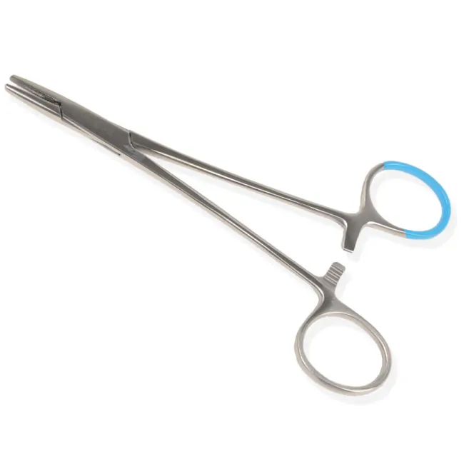 Portaac Mayo-Hegar steril de unică folosință 16 cm, din oțel inoxidabil (cutie 25 buc)