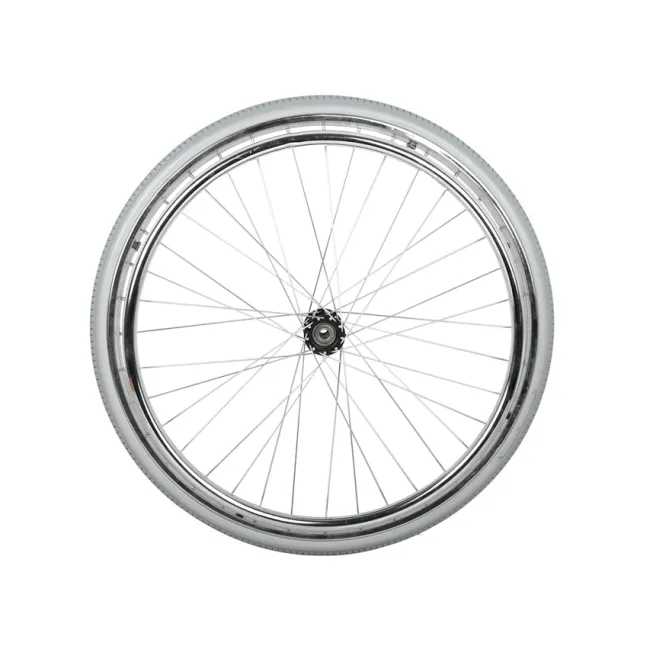 Roată spate solidă PU pentru scaun cu rotile Oxford Plus 43274-43275 (1 buc)