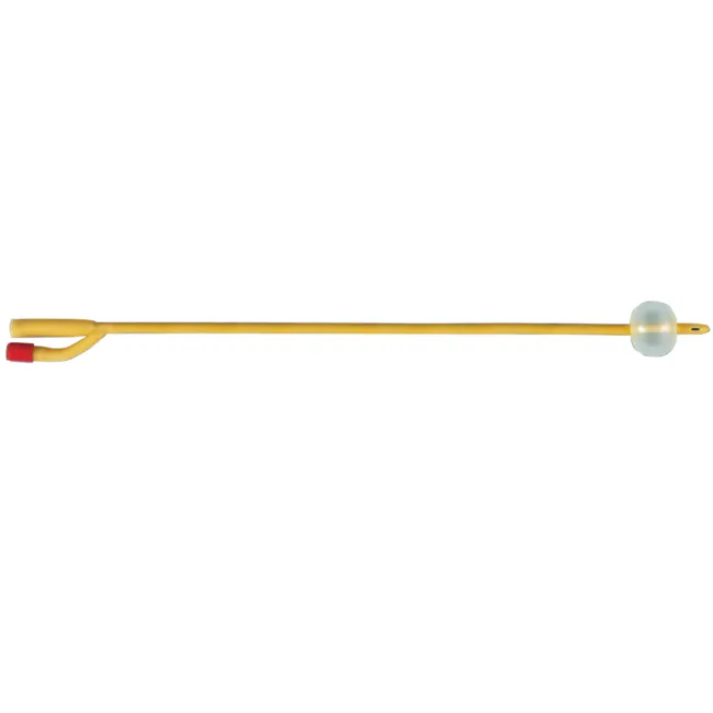 Cateter Foley 2 căi din latex acoperit cu silicon ch/fr 12, balon 30 ml, steril (cutie 50 buc)