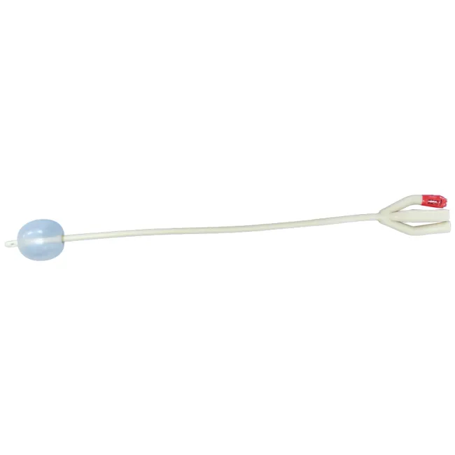 Cateter Foley latex 3 căi ch/fr 18, balon 30 ml, steril, acoperit 100% silicon (cutie 50 buc)