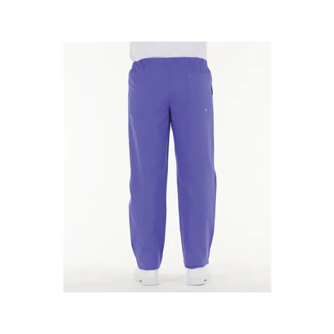 Pantaloni medicali unisex din bumbac 100%, albastru indigo, mărimea S