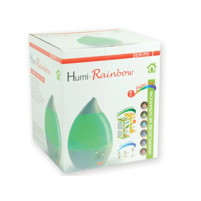 Umidificator cu ultrasunete HUMI-RAINBOW cu iluminare LED 7 culori, 2,8 litri (1 buc)