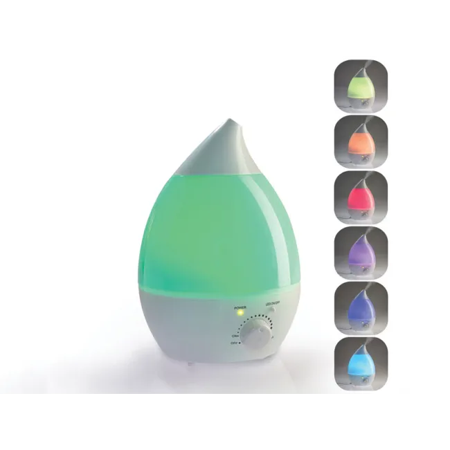 Umidificator cu ultrasunete HUMI-RAINBOW cu iluminare LED 7 culori, 2,8 litri (1 buc)