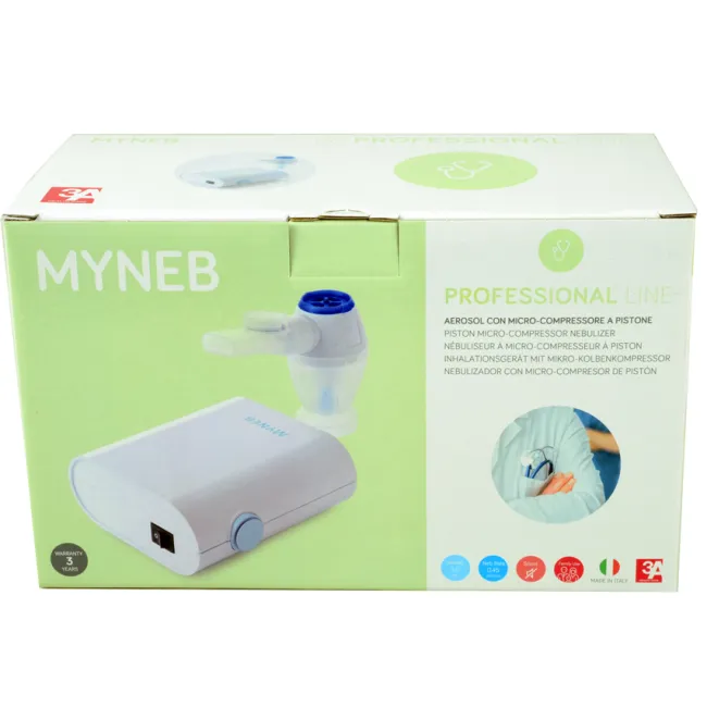 Nebulizator cu piston MYNEB, compact și silențios, 0,45 ml/min (1 buc)