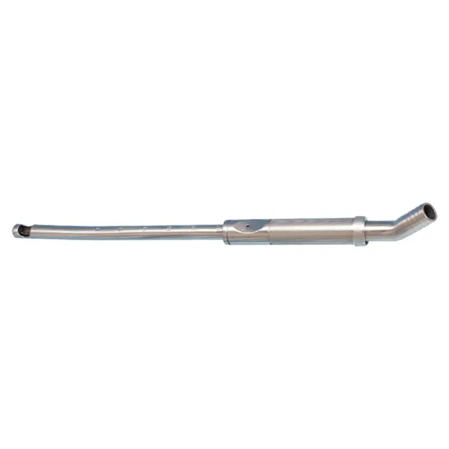 Tub de aspirație Bierer din oțel inoxidabil Ø 8 mm cu canulă detașabilă