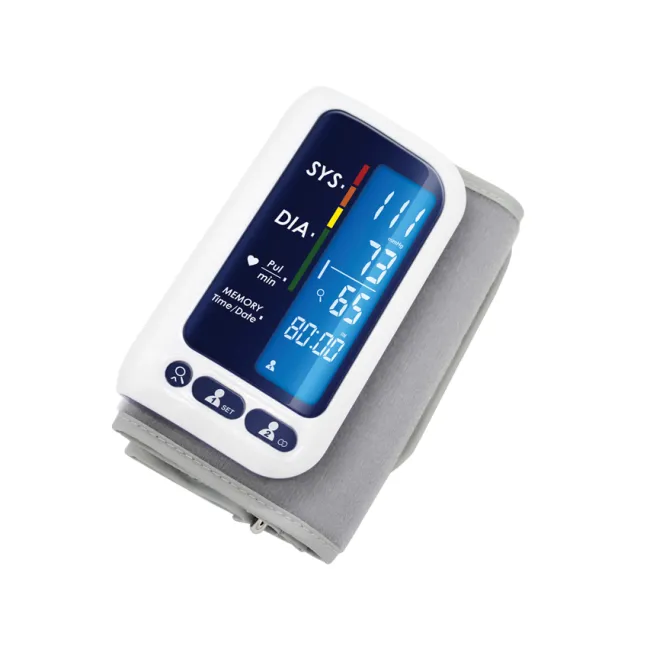 Tensiometru digital Bluetooth Gima P10 cu tehnologie fără furtun, ecran LCD retroiluminat