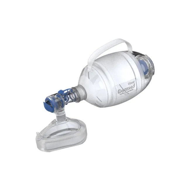 Balon resuscitator din silicon autoclavabil cu mască nr. 5 pentru adulți, 1600 ml (1 buc)