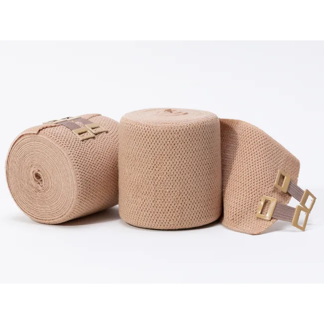 Bandaj elastic de compresie puternică PREVIBIELASTICA 7 m × 8 cm (cutie 10 buc)