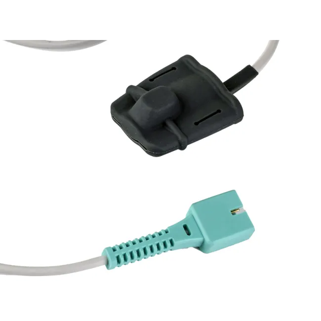 Sondă SpO2 din cauciuc pentru adulți, tip D, 0,9 m – compatibilă K12, K15, Oxy 110 (1 buc)