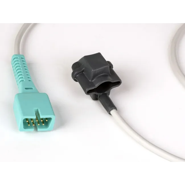 Sondă SpO2 reutilizabilă pediatrică, tip D, 0,9 m – compatibilă K12, K15, Oxy 110 (1 buc)