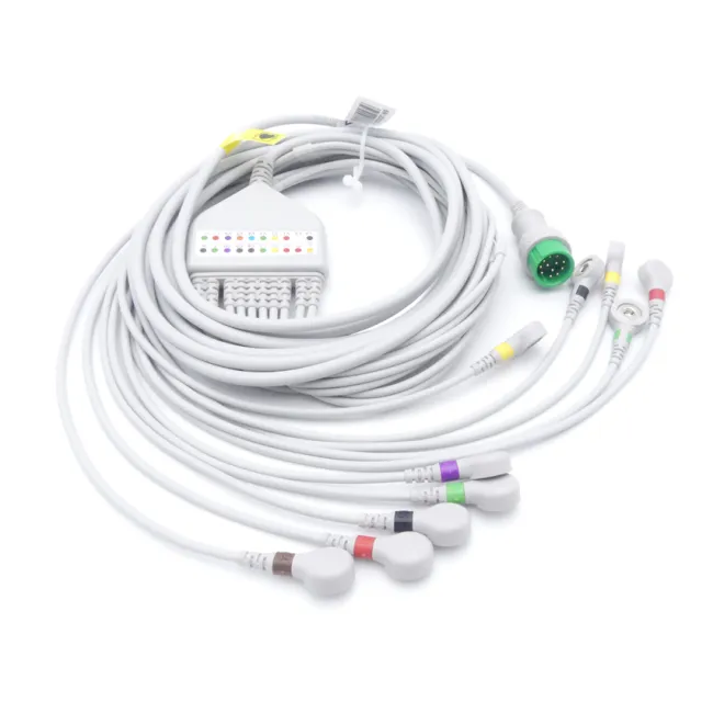 Cablu ECG 10 derivații pentru monitor K12, piesă de schimb (1 buc)