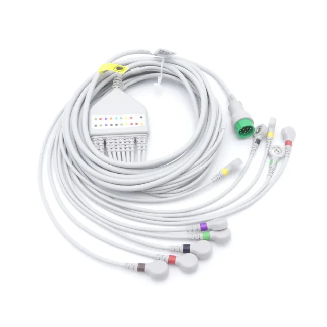 Cablu ECG 10 derivații pentru monitor K12, piesă de schimb (1 buc)