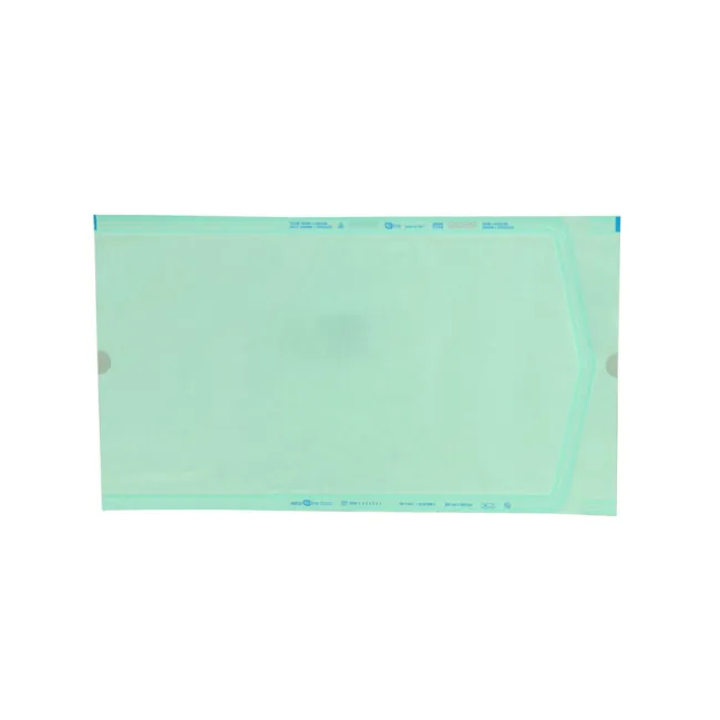 Pungi plate pentru sterilizare Eline 200 × 350 mm, cu indicatori de culoare (cutie 500 buc)
