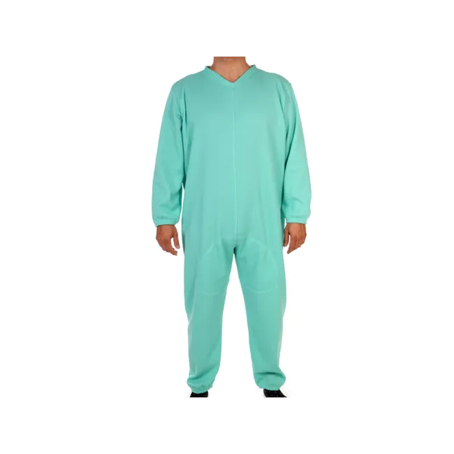 Costum anti-manipulare pentru pacienți Premium, mărimea S, reutilizabil, verde (1 buc)