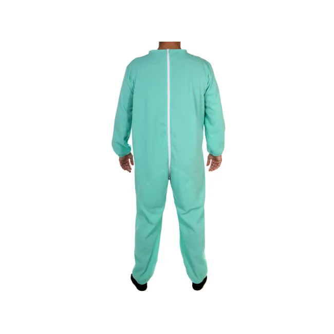 Costum anti-manipulare pentru pacienți Premium, mărimea L, reutilizabil, verde (1 buc)