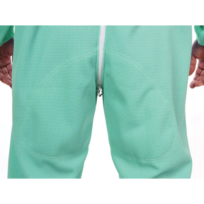 Costum anti-manipulare pentru pacienți Premium, mărimea XL, reutilizabil, verde (1 buc)
