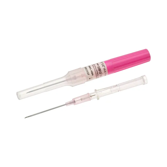 Cateter intravenos Terumo Surflo 20G 1,1 × 32 mm, roz, steril (cutie 50 buc)