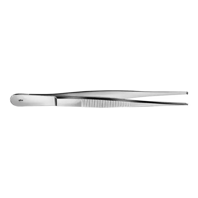 Pensă de disecție Aesculap dreaptă cu dinți 1×2, 16 cm