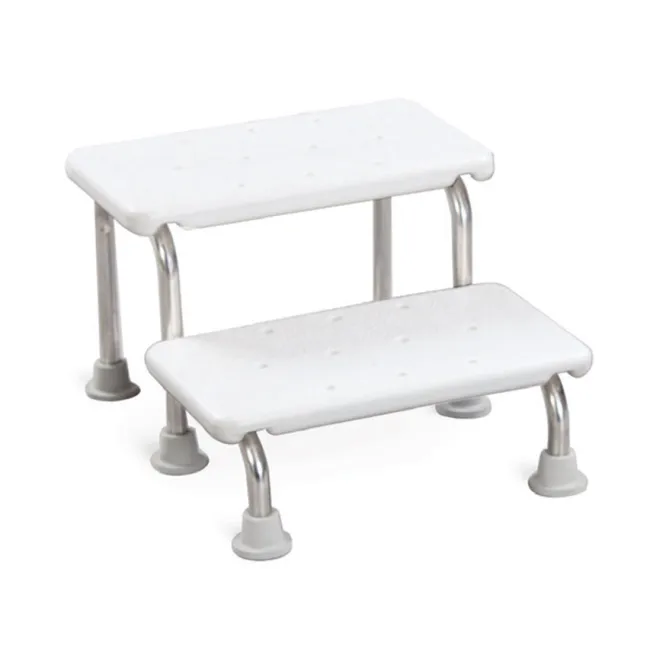 Scăunel de baie cu 2 trepte, cadru inox (1 buc)
