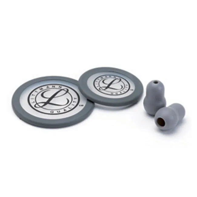 Kit accesorii 3M Littmann 40017 – gri – 2 membrane reglabile, inel asamblare, olive (1 kit)