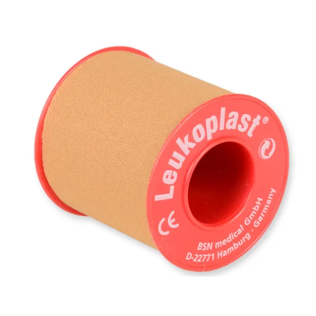 Bandă adezivă Leukoplast 5 m × 50 mm pentru piele normală (cutie 6 buc)