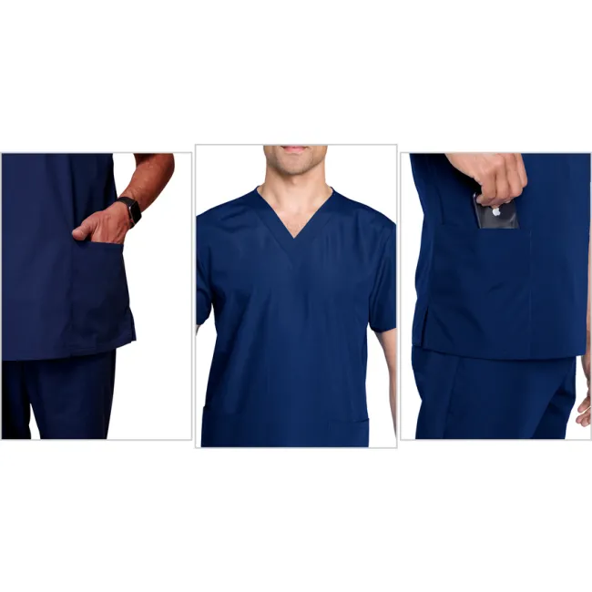 Set uniformă medicală Cherokee Originals unisex mărimea M albastru navy (1 set)